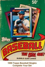 1990 Topps Baseball Cards Complete Your Set Pick Singles From 1-200 ALL NM-MT