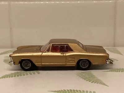 Original Vintage Corgi  #245 Buick Riviera gold. Trans o lite.  1964 -1968  Ex. - Image 1 of 4