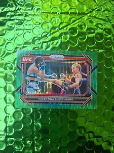 Valentina Shevchenko 2023 Panini Prizm UFC Green Pulsar #63 23/25