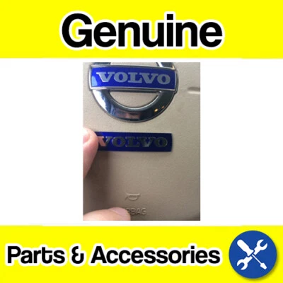 Genuine Volvo Adhesive Steering Wheel Logo Badge Emblem (46mm x 10.5mm) - Image 1 of 3