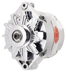 Powermaster 27294 GM 12si 100 Amp Polished Alternator 1V Pulley 1 or 3 Wire - Imagen 1 de 1