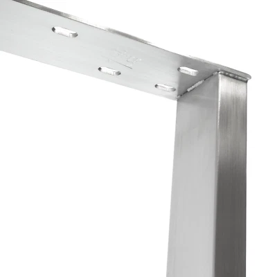 2x Tischkufen Tischgestell Tischbeine Tischkufen Tischuntergestell schwarz Stahl - Bild 1 von 4