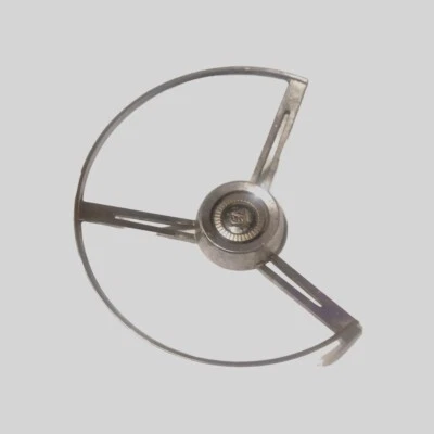 1962 Ford Galaxie 500 interior chrome steering wheel horn trim ring piece - Image 1 of 4