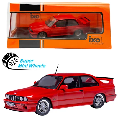 BMW M3 SPORT EVOLUTION 1990 modelos IXO 1:43 rojo Foto 1 de 3