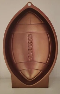 Wilton Football Aluminum Cake Pan – 1990 - #2105-6504 - Copper Color - Picture 1 of 7