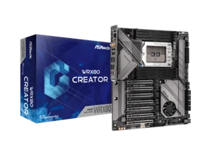 ASRock WRX80 CREATOR R2.0 AMD WRX80 SATA 6Gb/s Extended ATX AMD Motherboard EATX - Afbeelding 1 van 6