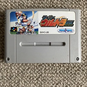 Free Shipping! SFC SNES Super Ultra Baseball Japanese Cart. Only - Picture 1 of 4