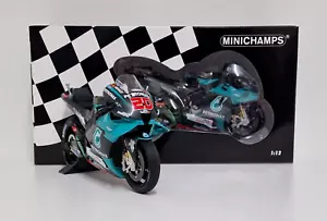 MINICHAMPS 1:12 MODELLINO MOTO DIE CAST YAMAHA QUARTARARO MOTOGP 2020 MODELLISMO - Imagen 1 de 9
