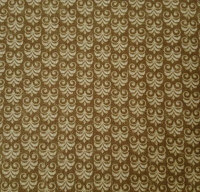 Bonjour BTY Color Panadería Acolchado Tesoros Pequeño Damasco Marrón Taupe Foto 1 de 3