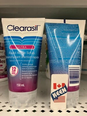 Clearasil Ultra Rapid Action Face Scrub, 150 mL, Exp:2027/04 - Image 1 of 4