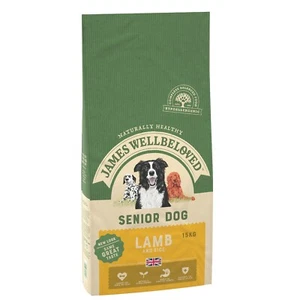 James Wellbeloved Adult Dog Senior Lamb & Rice Kibble Dog Food 15kg - Picture 1 of 1