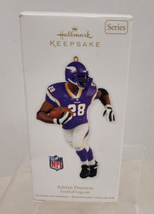 Hallmark Keepsake Ornament, Adrian Peterson, Minnesota Vikings, 2011