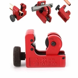 Mini Tubing Cutter 3-22mm Copper Pipe Plumbing Brake Line Cutting Plastic PVC - Picture 1 of 8