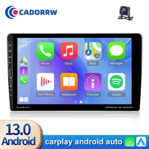 4+64G 9" Doble 2 Din Android 13 Coche Estéreo Carplay GPS Navegación WiFi BT Radio Táctil - Imagen 1 de 23