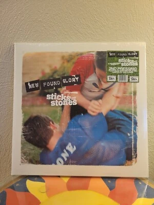 New Found Glory Sticks and Stones Clear Blue with Red Splatter of 1000 Vinyl Foto 1 de 4
