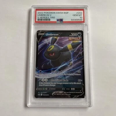 PSA10 Umbreon V English Pokemon Card - Image 1 of 2