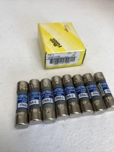 LOT OF 8 - Bussman Fusetron FNA-2 Fuse - Dual Element - Pin Indicating - Picture 1 of 4