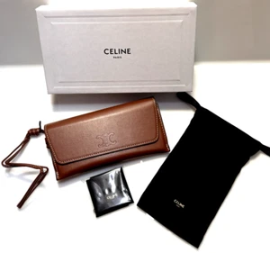 Celine Sonnenbrille Etui Armband braun Leder Logo neu im Karton 2024 - Bild 1 von 1