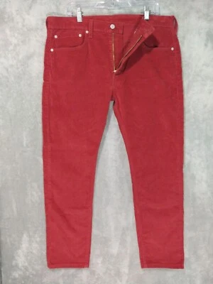 Levis 512 Pants Mens 36x30 Rust Corduroy Slim Taper Fit Stretch Casual Cotton - Image 1 of 4