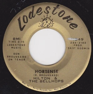 HILTON & THE BELLHOPS "HORTENSE"/  "I'M TELLING IT TRUE" ( VG+) - Imagen 1 de 2