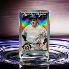 2023 Topps Chrome Legends Of The Game Babe Ruth NY Yankees Refractor