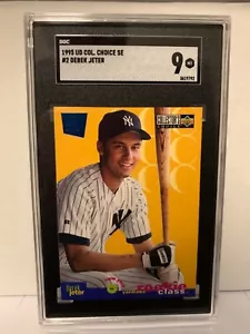 1995 UD Collectors Choice - DEREK JETER - Yankees SGC 9 MT - Picture 1 of 2