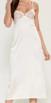 La Perla Primula Collection S Silk Negligee Nightgown Bridal Ivory - Image 1 of 2
