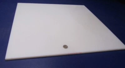 Hoja de nailon fundido natural (3/8") .375" de grosor x 24" de ancho x 24" de largo Foto 1 de 4