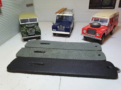 LandRover Series 2 2a 3 Front Seat Base Leather Retaining Strap x3 331973 331974 - Image 1 of 4