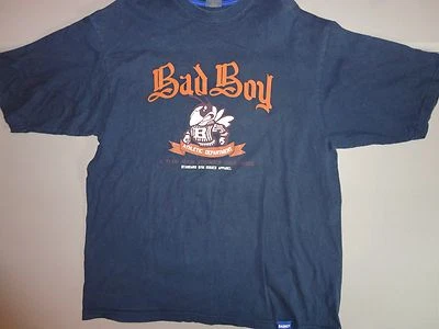 Camiseta azul oscuro Bad Boy Athletic Department gráfica XL envío gratuito EE. UU. Foto 1 de 2