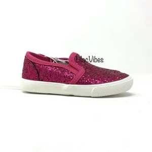 Zapatillas sin cordones Cat & Jack Madigan rosa brillo bebé talla 5 nuevas con etiquetas - Imagen 1 de 5