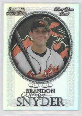 2005 Bowman Sterling Refractor /199 Brandon Snyder #BS-BSN Rookie RC - Image 1 of 2