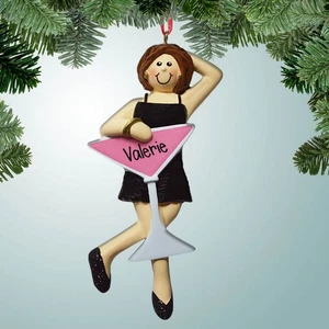 Girls Night Out with Big Drink - Personalized Christmas Ornament - Picture 1 of 1