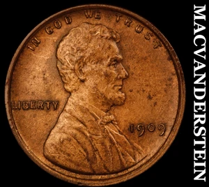 1909 VDB Lincoln Wheat Cent - Scarce High Grade Lustrous No Reserve #E3267 - Picture 1 of 2