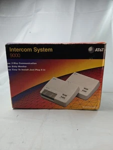 AT&T 9000 2-Way Intercom Unit Plug and Play Vintage OPEN BOX NEW - Picture 1 of 10