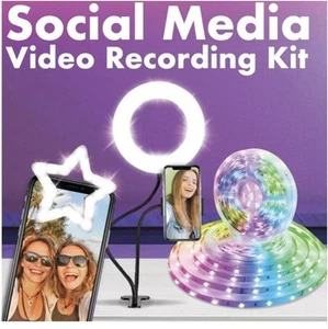 Kit d'enregistrement vidéo sur les médias sociaux pour Youtube, TikTok, Instagram Gabba Goods Neuf - Photo 1 sur 11