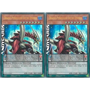 DRACHE PENDEL VERSCHIEDENE AUGEN 2x • (Odd-Eyes Dragon) • Ultra R • DUPO IT105 • Lim - Bild 1 von 1