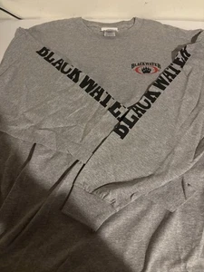Rare Blackwater long sleeve Shirt Size 2XL Grey Gray - Afbeelding 1 van 8