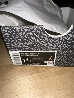 Jordan 3 Retro Blanco Cemento - Talla 11C 429487-116 Foto 1 de 4
