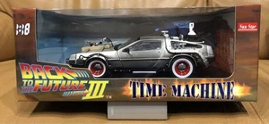 Back to the Future 3 DeLorean Time Machine 1/18 Minicar - Picture 1 of 10