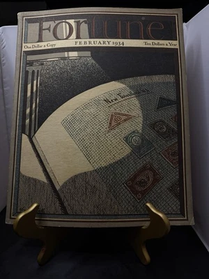 Vintage FORTUNE Business Industrial Magazine February 1934 - Image 1 of 3