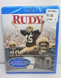 Rudy (Blu-ray, 1993) NEW, SEALED, Sean Astin, Jon Favreau, Charles S Dutton - Picture 1 of 6