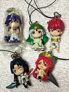 Magi The Labyrinth of Magic figure key chain Lot 5 set mascot Japan anime m644 - Picture 1 of 3