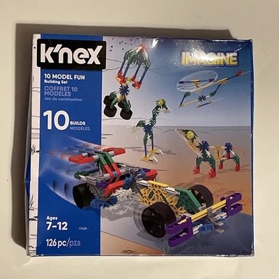 K'NEX Imagine 10 Model Building Set - 17009 (126 Piece) BNIB - Image 1 of 3