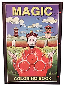 MAGIC COLORING BOOK 5.5" X 8.5" BY UDAY CLOSE UP TRICK PROP APPEAR VANISH KIDS - Picture 1 of 2