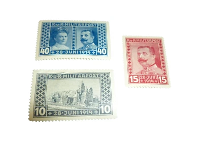 Bosnia & Herzegovina Stamps # B13-15 H  Set of 3 - Image 1 of 4