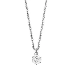 Collana punto luce Donna Ragazza gioielli Luca Barra CK1280 acciaio zircone 6mm - Foto 1 di 3