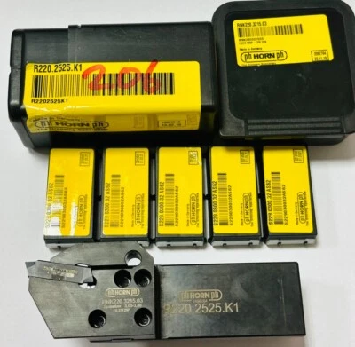 Portaherramientas HORN R220.2525.K1+Cartucho RNK220.3215.03+10 piezas. S229.0300.32 AS62 Foto 1 de 4
