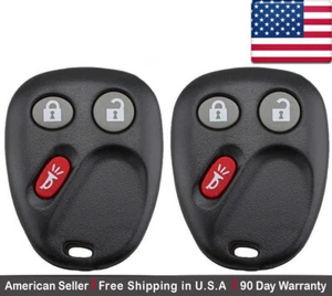 2x New Keyless Entry Remote Key Fob For Cadillac Chevy GMC Saturn - LHJ011 - Picture 1 of 1