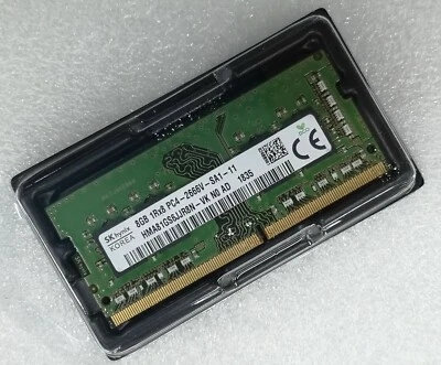 SK Hynix 8GB DDR4 2666 1Rx8 PC4-21300 HMA81GS6JJR8N-VK 260pin Laptop SO-DIMM RAM - Image 1 of 4